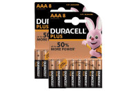 DURACELL Batterie Plus Power MN2400 AAA, LR03, 1.5V 16...