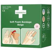 CEDERROTH Pansement Soft Foam Bandage, beige