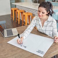 nobo Glas-Wochenplaner Glas, (B)560 x (T)430 mm, weiss