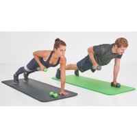 SCHILDKRÖT Vinyl Hanteln, 1,0 kg Set, grün