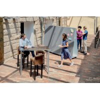 nobo Kombitafel-System Move & Meet mit mobilem Standfuss