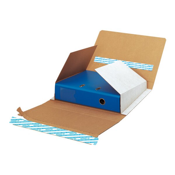 BRIEGER Verpackung Ordnerstar 66280 weiss/braun 32,1x29,7x/7,5c