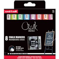 uni-ball Kreidemarker Chalk marker PWE5M 4 PF, 4er Etui