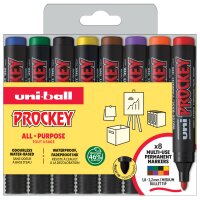 uni-ball Permanent-Marker PROCKEY PM122 4 PF, 4er-Set