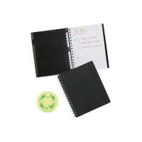 KOLMA Notizbuch LineaVerde A5 06.521.06 kariert, 70g/m2 schwarz