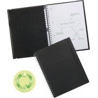 KOLMA Notizbuch LineaVerde A4 06.520.06 kariert, 70g/m2 schwarz