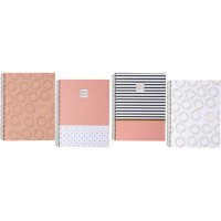 ANCOR Carnet spirale A5 UNIQUE 094947 assort., 5mm, 90g...