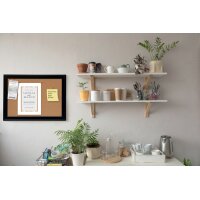 nobo Korktafel, (B)585 x (H)430 mm, Holzrahmen schwarz