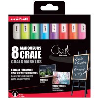 uni-ball Kreidemarker Chalk marker PWE5M 4 PF, 4er Etui
