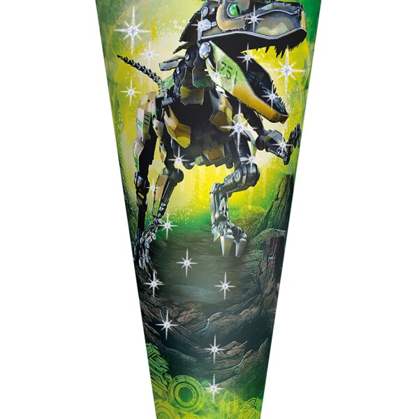 ROTH Schultüte "Robo-Rex", rund, 700 mm, mit Effekt