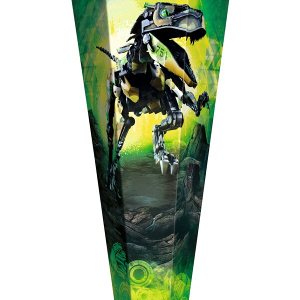 ROTH Schultüte "Robo-Rex", eckig, 850 mm, mit Effekt