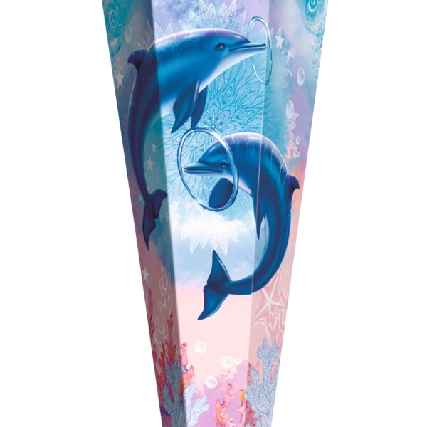 ROTH Schult&uuml;te "Delfine", eckig, 850 mm, mit Effekt
