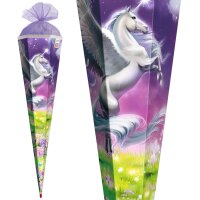 ROTH Schultüte "Magic Pegasus", eckig, 850 mm, mit Effekt