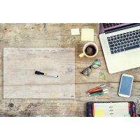 nobo Tableau acrylique planning hebdomadaire, A3,transparent