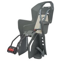 FISCHER Fahrrad-Kindersitz, grau schwarz
