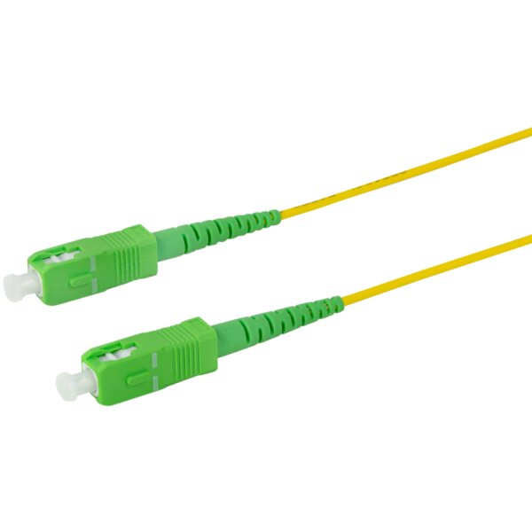 LogiLink C&acirc;ble patch &agrave; fibre optique, 2x SC-Simplex, jaune