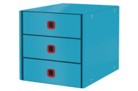 LEITZ Set tiroirs Cosy 5368-00-61 bleu 3 tiroirs