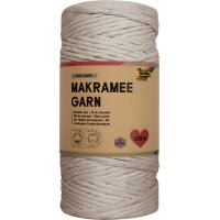 folia Makramee-Garn COZY TAUPE, Länge: 100 m