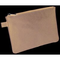 Alassio Sac de banque avec poche avant, cuir, noir