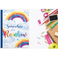 RNK Verlag Notizbuch "Over the Rainbow", DIN...