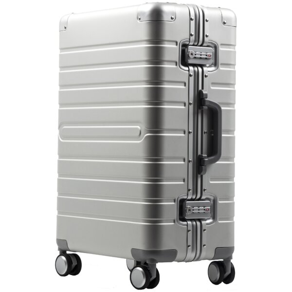 ALUMAXX Reisetrolley Gravity, aus Aluminium, blau