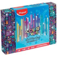 Maped Glittering Zeichenset COLORPEPS, 31-teilig