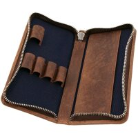 Alassio Etui pour 3 instruments décriture, marron