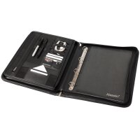 Alassio Porte-documents, A4, similicuir, noir