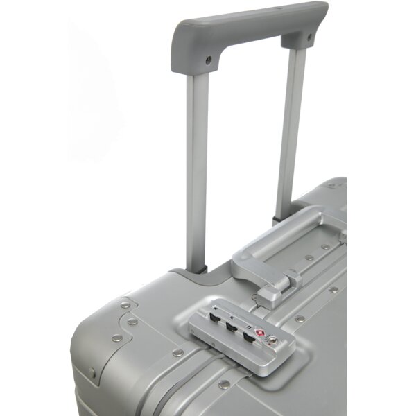 ALUMAXX Business Overnighttrolley, mit Vollalukoffer, grau