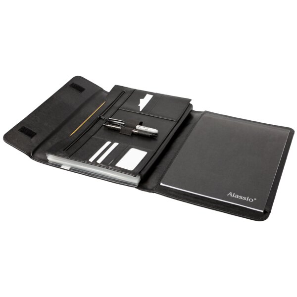 STOP Fächermappe RPET BALI, A4, recyceltes PET, anthrazit