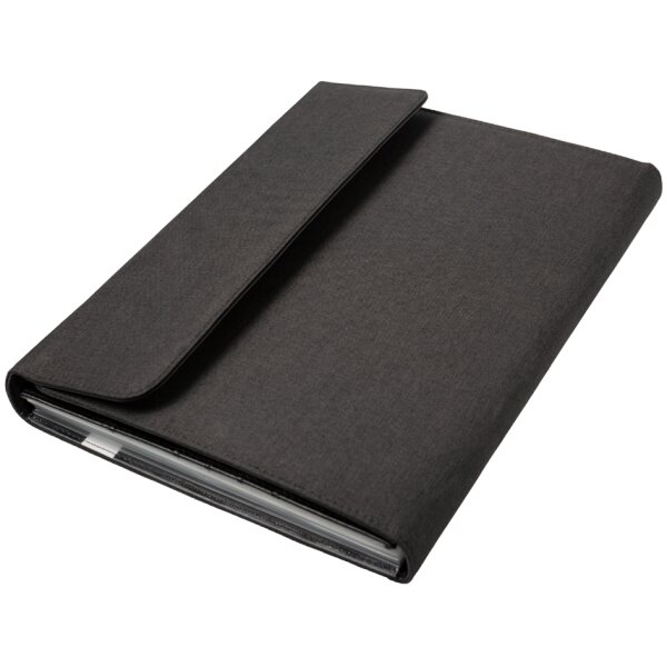 STOP Fächermappe RPET BALI, A4, recyceltes PET, anthrazit