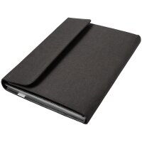 STOP Fächermappe RPET BALI, A4, recyceltes PET, anthrazit