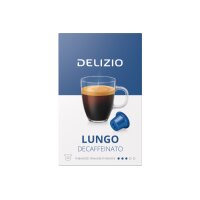 DELIZIO Kaffeekapseln 2001097 Lungo Decaffeinato 12...