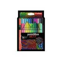 STABILO Fineliner PointMax 0.8mm 488/24-2 24 Farben ass.