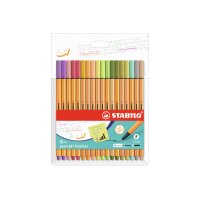 STABILO Feinschreiber Point 88 0.4mm 8818-2-5 18 Farben ass.