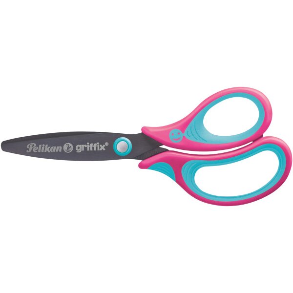 PELIKAN Schere Griffix 819114 Lovely Pink, Rechtsh&auml;nder