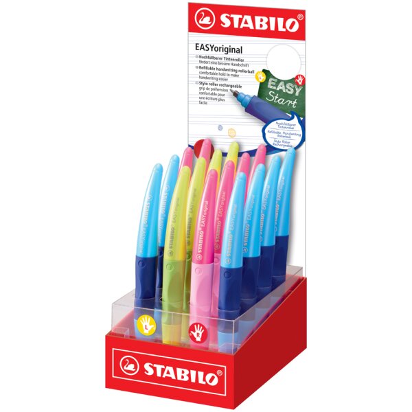 STABILO Tintenroller EASYoriginal, 16er Display