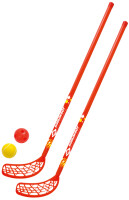 SCHILDKRÖT Fun-Hockey Set, 4-teilig, rot gelb