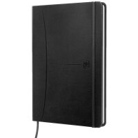 Oxford Notizbuch Signature, DIN A5, liniert, schwarz