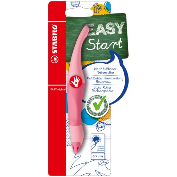 STABILO Tintenroller EASYoriginal, Linkshänder, wolkenblau
