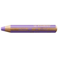 STABILO Crayon multi-talents woody 3en1, rond, vert pastel