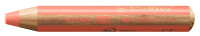 STABILO Crayon multi-talents woody 3en1, rond, rose pastel