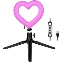 LogiLink Trépied LED avec coeur avec contrôle de léclairage