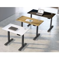 kerkmann Sitz-Steh-Schreibtisch Smart Office,eiche anthrazit