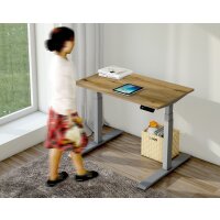 kerkmann Sitz-Steh-Schreibtisch Smart Office, anthrazit