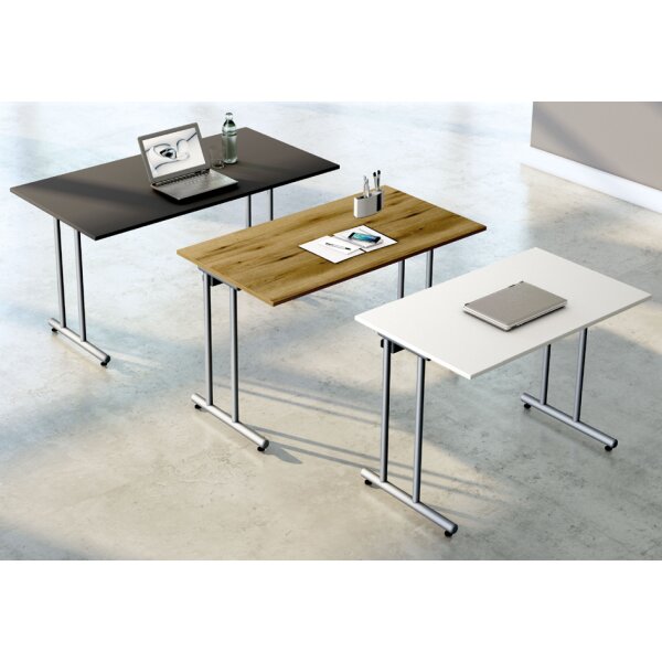 kerkmann Schreibtisch Smart Office, (B)1.200 mm, anthrazit