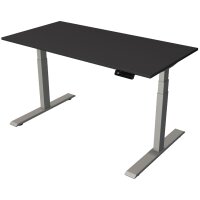 kerkmann Sitz-Steh-Schreibtisch Smart Office, weiss silber