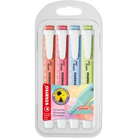 STABILO Textmarker swing cool Pastel, 4er PET-Etui