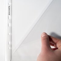 EXACOMPTA Pochette perforée, A4, PP, transparent
