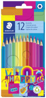 STAEDTLER Crayon de couleur HAPPY, étui en carton...